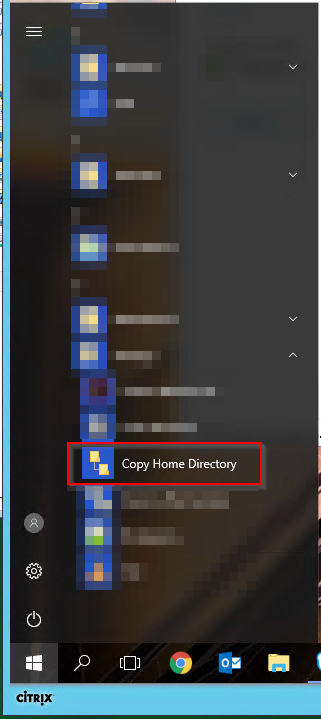 Copy Home Directory