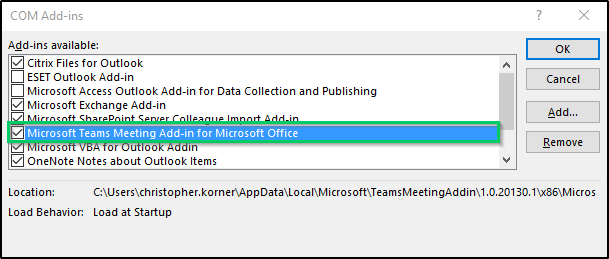 Missing-Teams-Add-In-for-Microsoft-Outlook-instruction-2