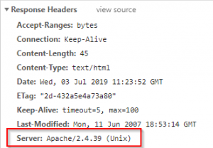 Apache Server Header